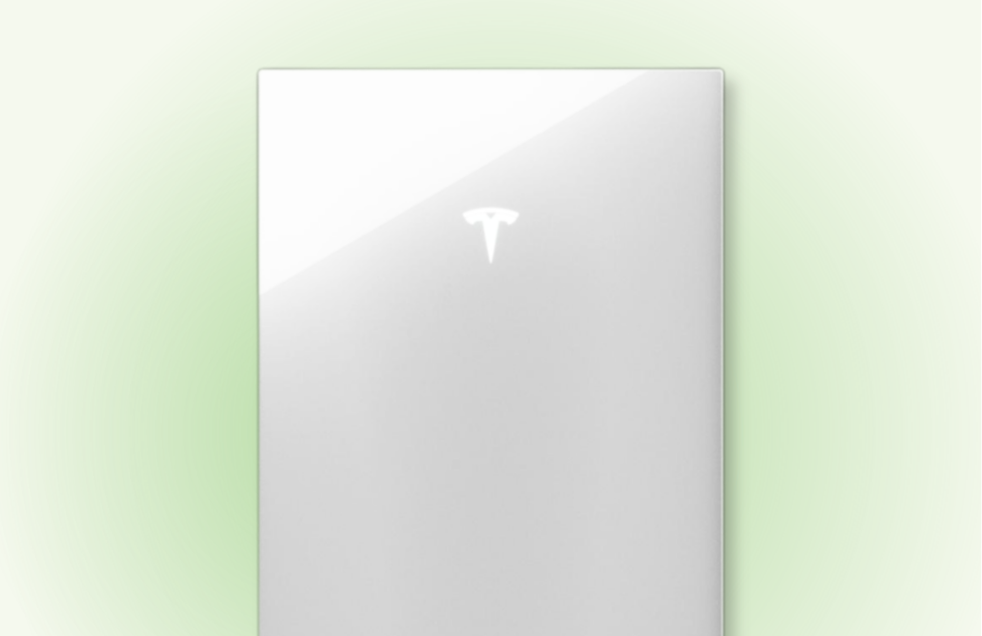 A wall-mounted hybrid inverter being operated by hand