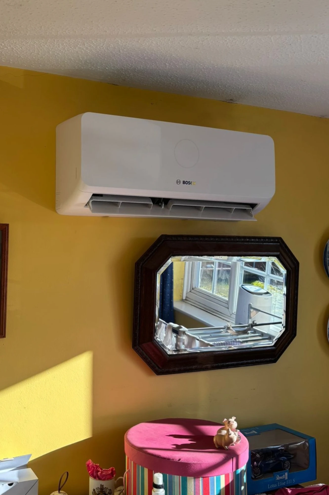 A close-up of rows of solar panels