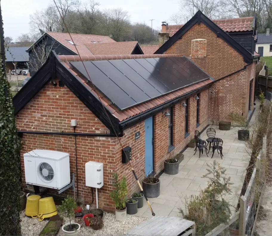 Solar installation for Shotley Surgery IP9
