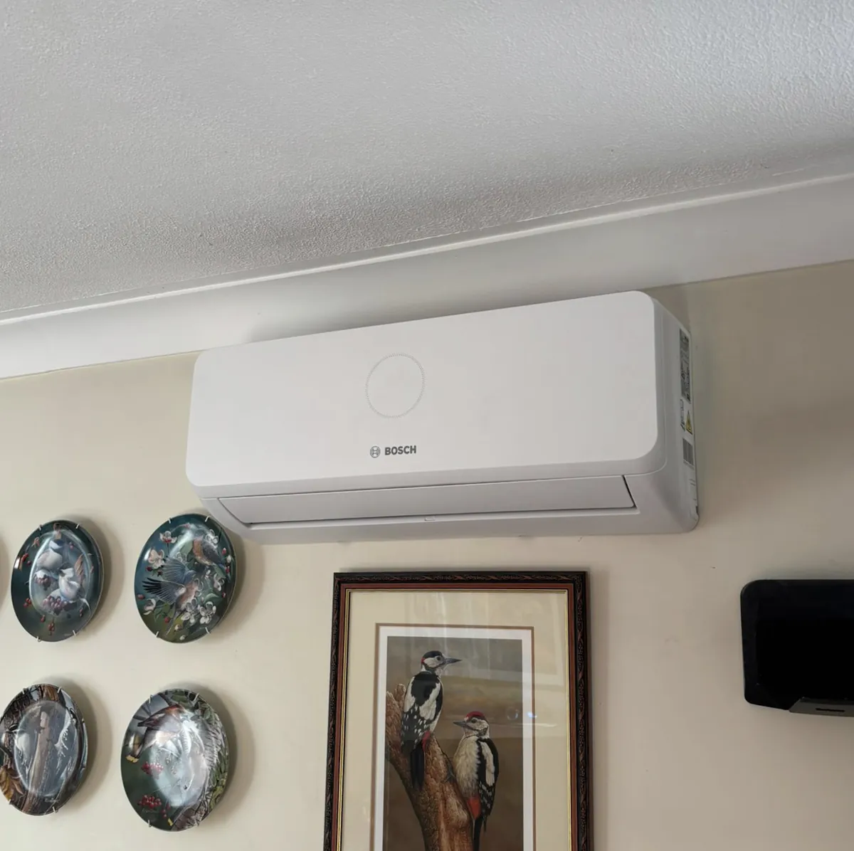 A wall-mounted unit in a living room