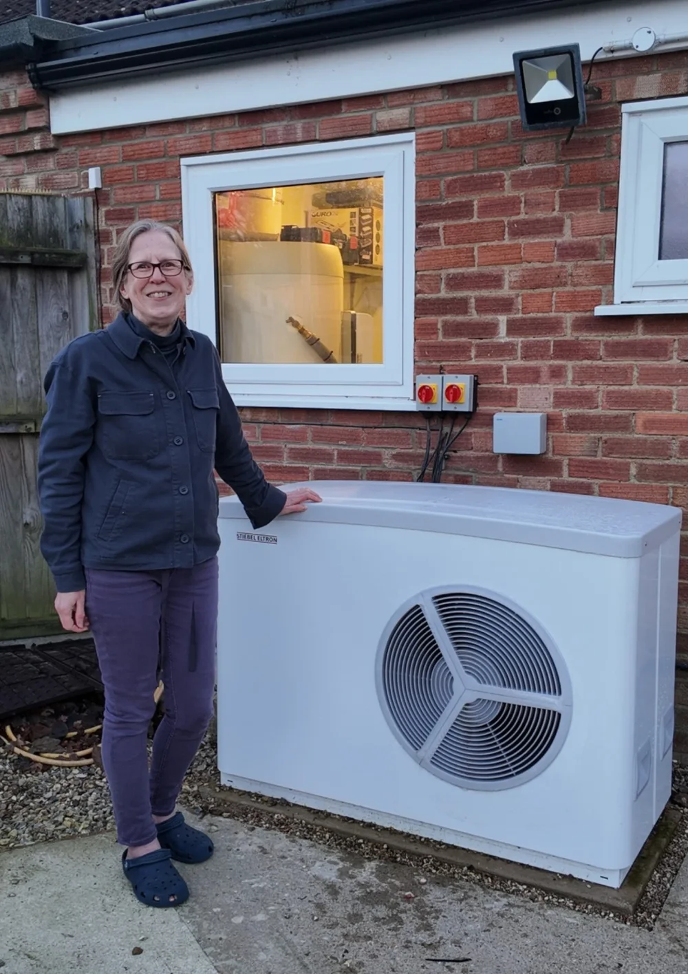 Heat pump installation for Gregory NR12