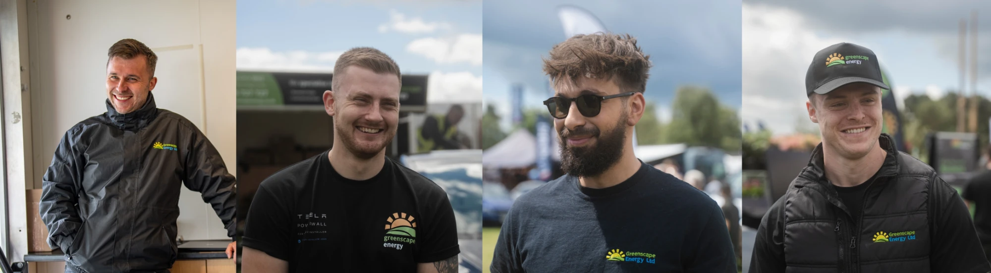Four members of the Greenscape Energy team