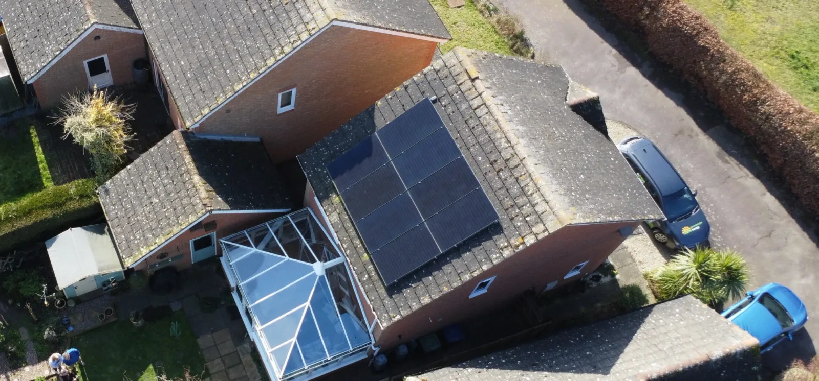 Solar installation under way on a community building