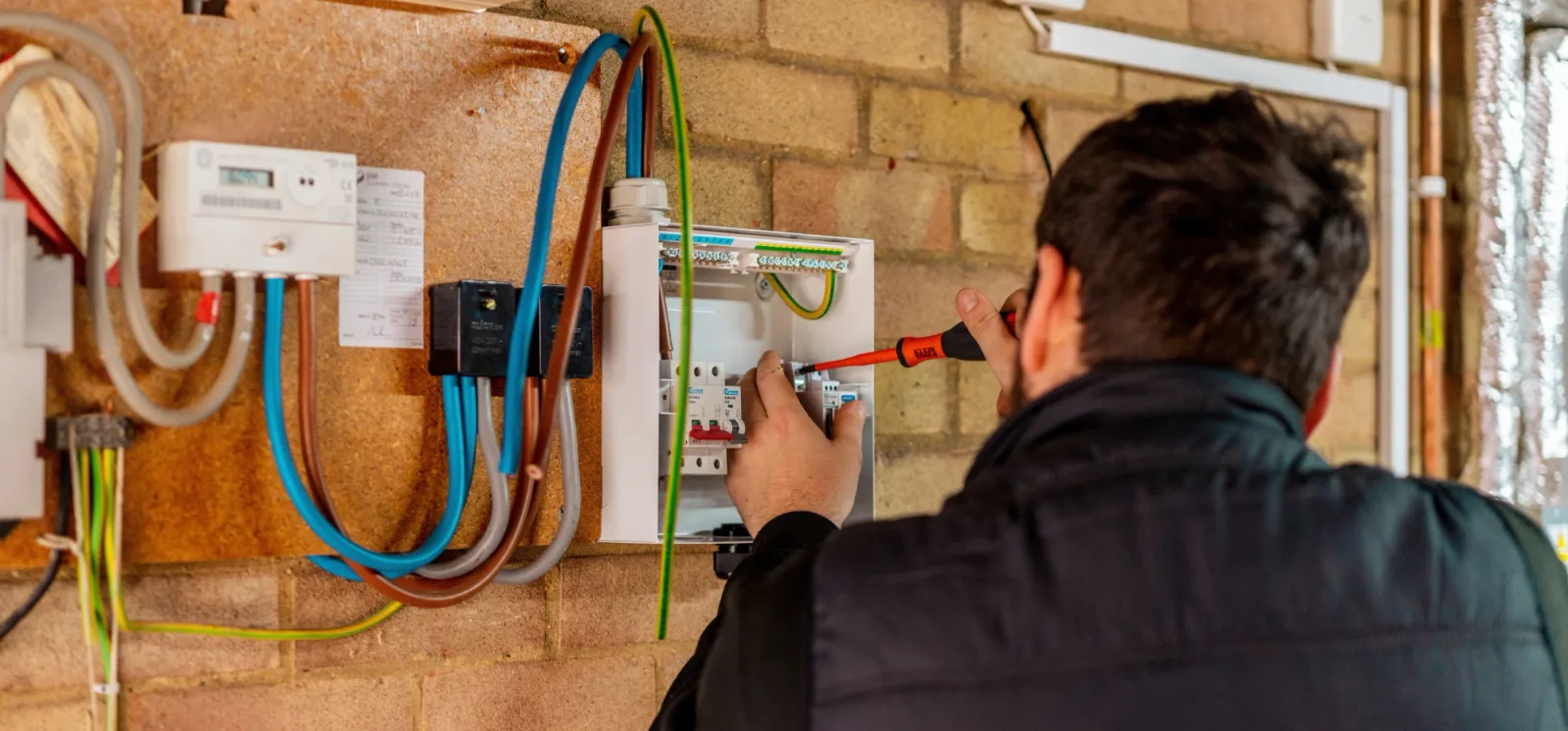 Greenscape engineer returning to service an existing solar installation