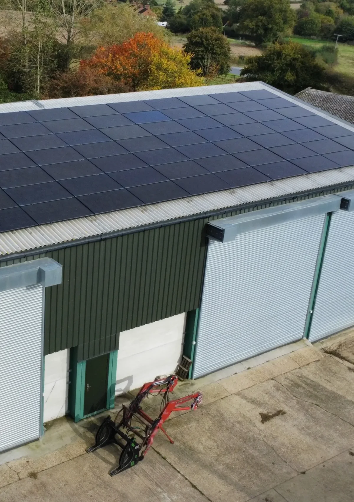 Solar installation for Helmingham Estate Farm IP14