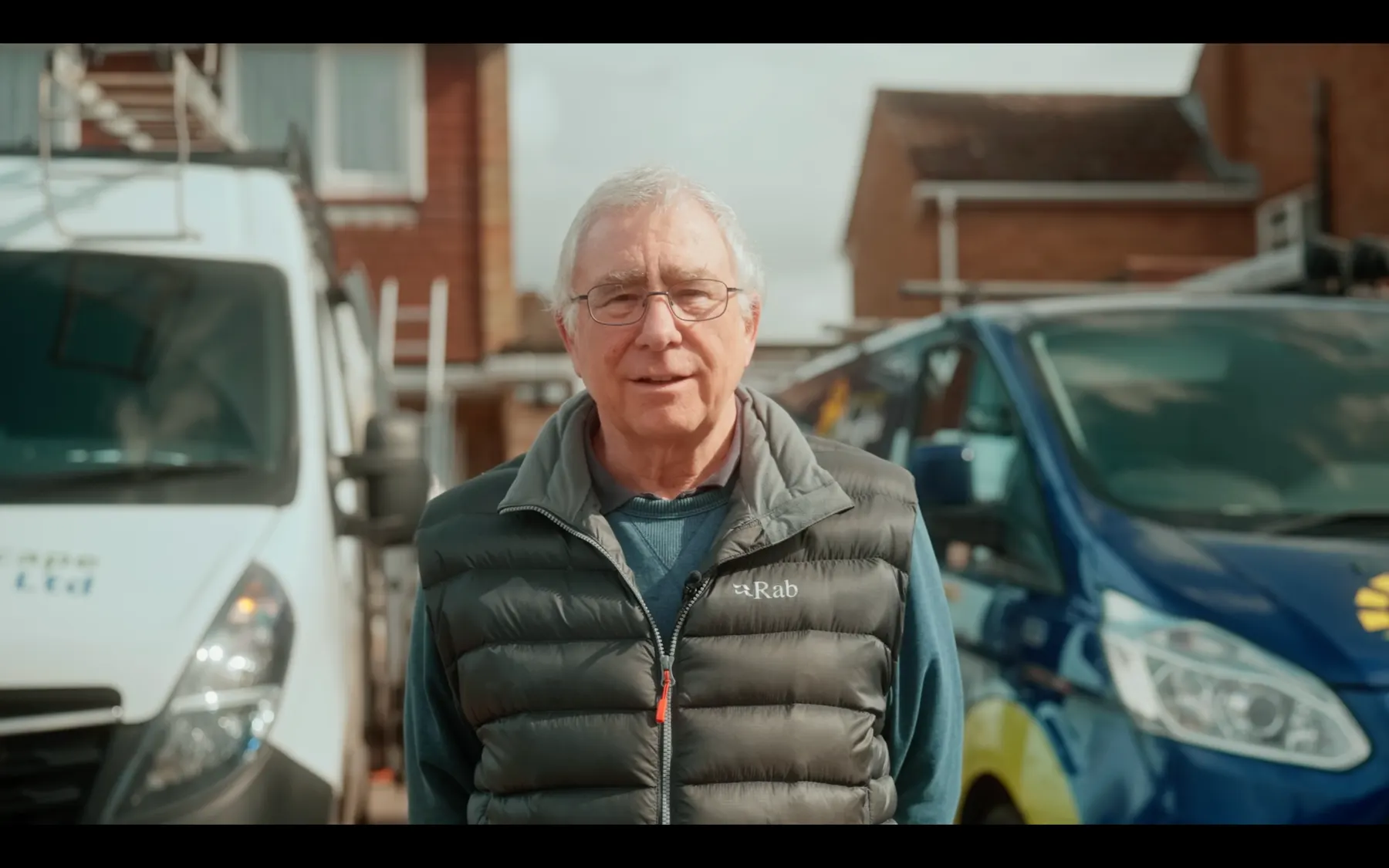 A Greenscape Energy customer outside their home